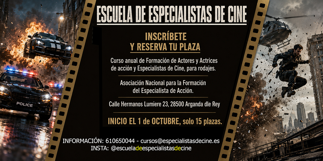 curso anual de formacion para especialistas de cine y actores de escenas de riesgo